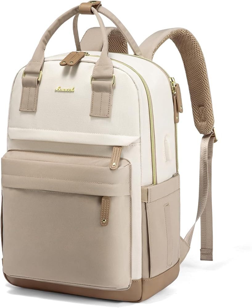 LOVEVOOK Travel Laptop Backpack Women, 15.6 Inch Anti-theft Laptop Bag with USB Port, Fashion Wat... | Amazon (US)