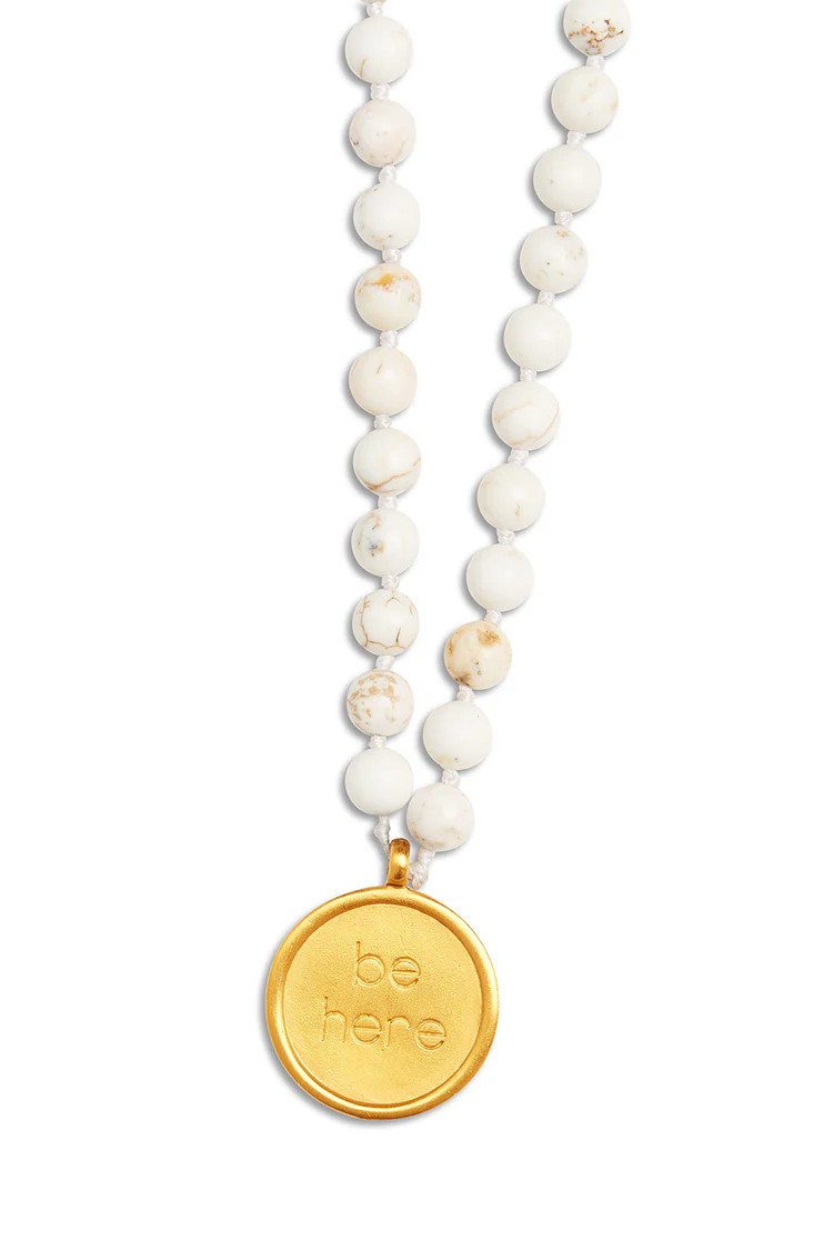 White Turquoise Mala Necklace | Alo Yoga (US)