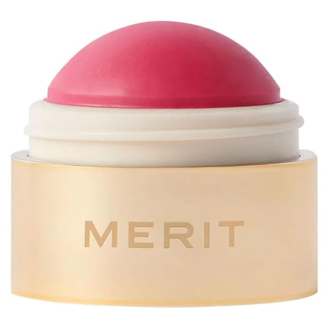 MERIT Le BonBon - bright pink, Flush Balm Cream Blush (Size: 0.31 oz / 9 g) | Amazon (US)