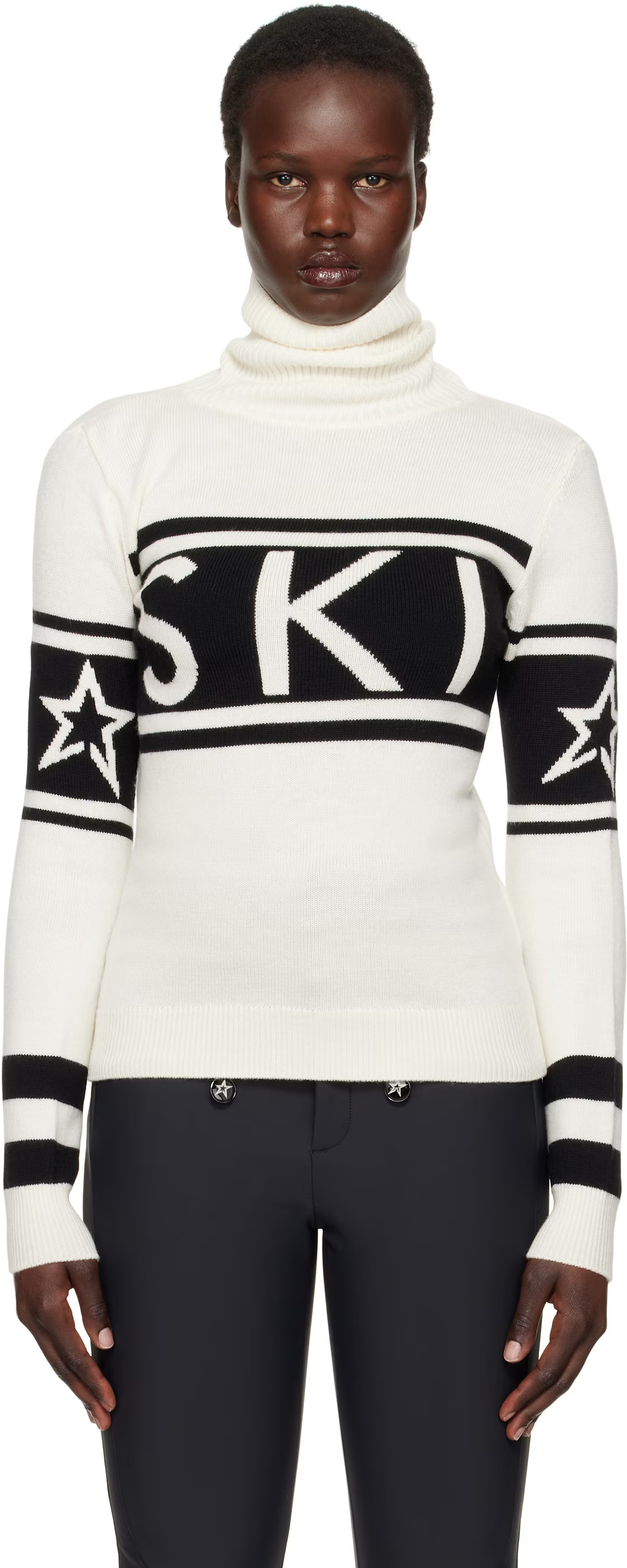 White Schild Merino Wool Turtleneck | SSENSE