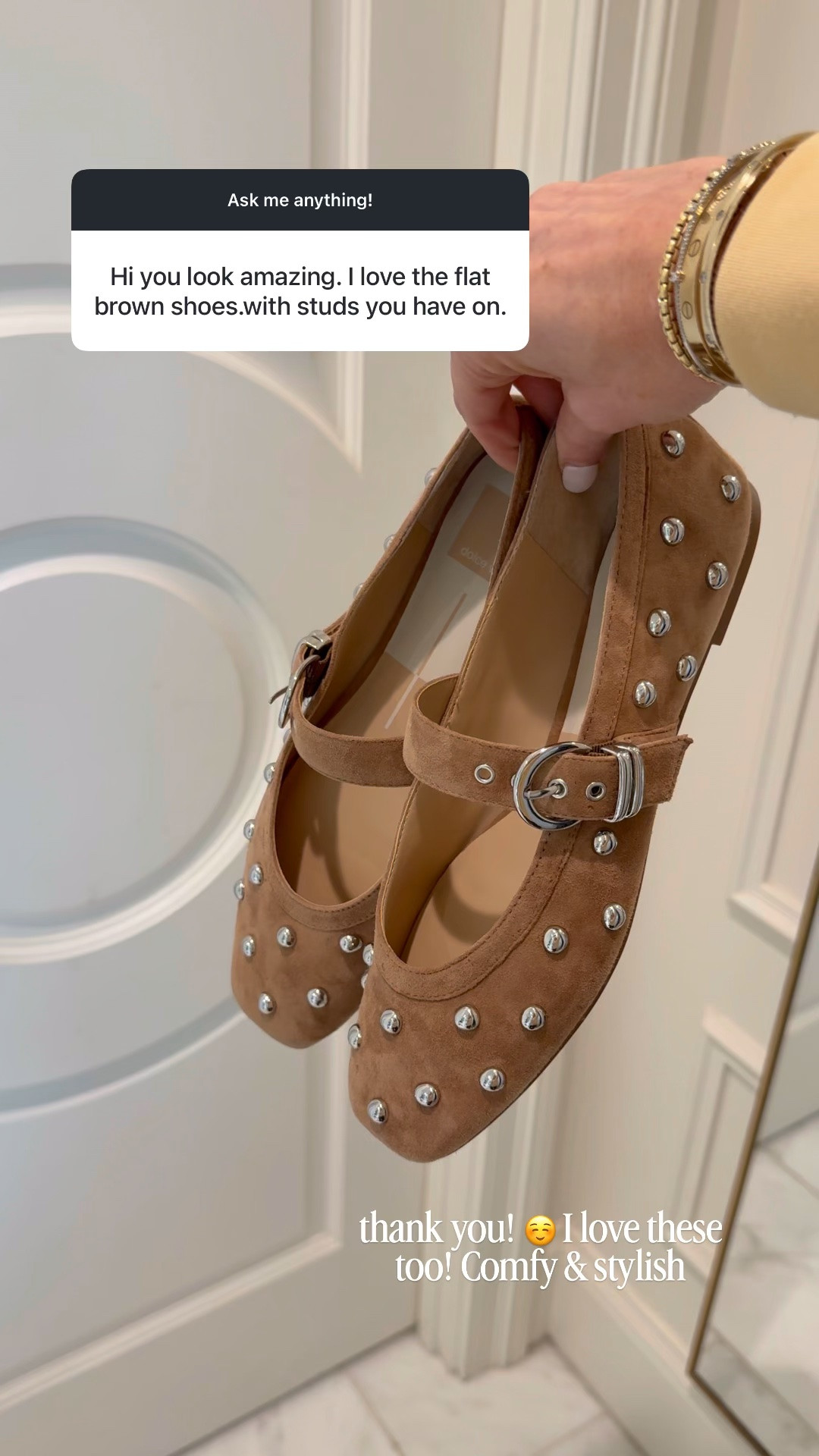 These studded ballet flats are perfect for fall! So so cute and comfy. Fits tts!

#LTKSeasonal