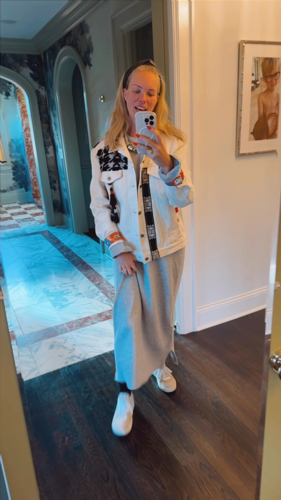 Staying cozy in this $45 sweater dress and styling it with some fun accents! 

#LTKWatchNow #LTKSaleAlert #LTKOver40