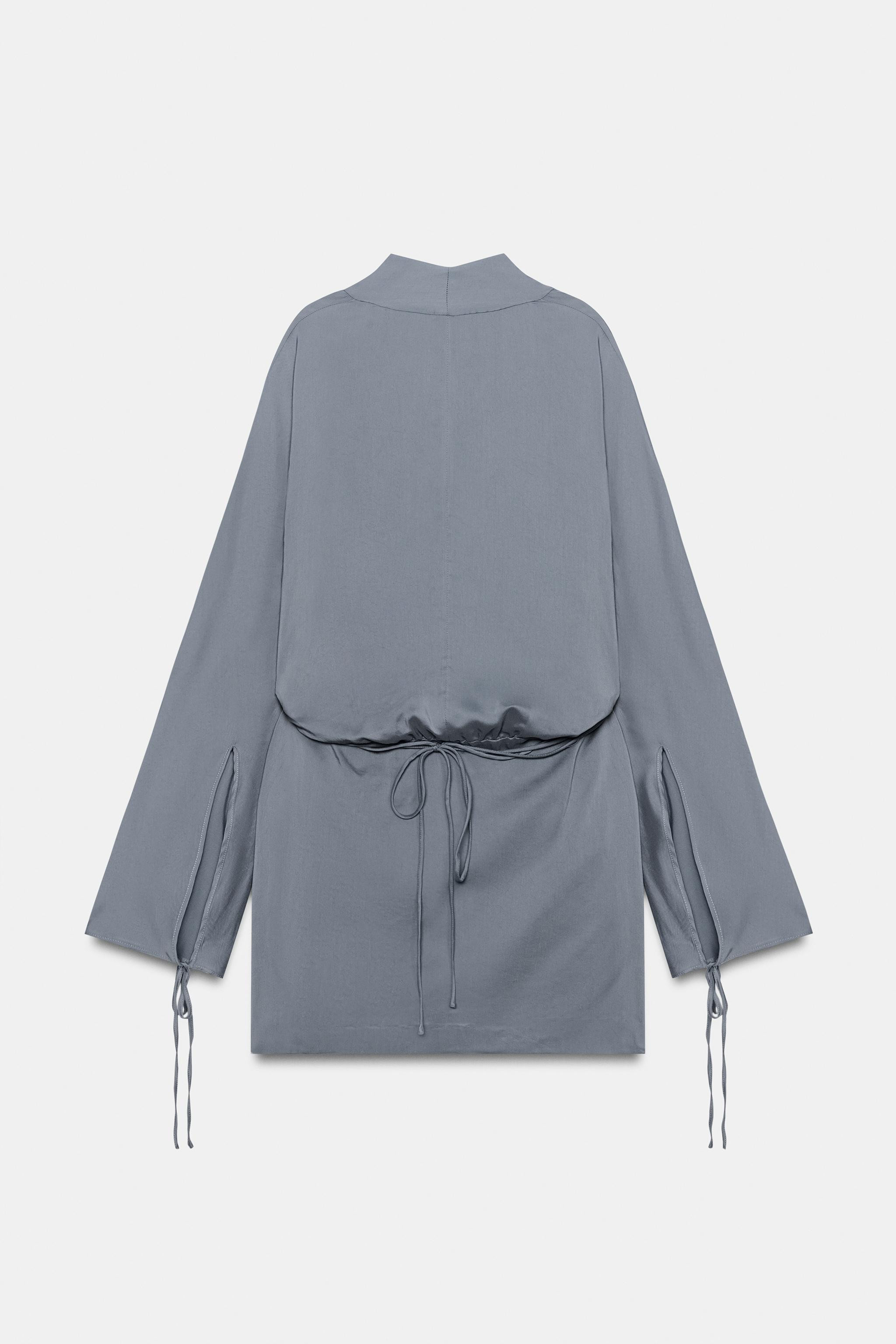 ZW COLLECTION SHORT WRAP DRESS | Zara US