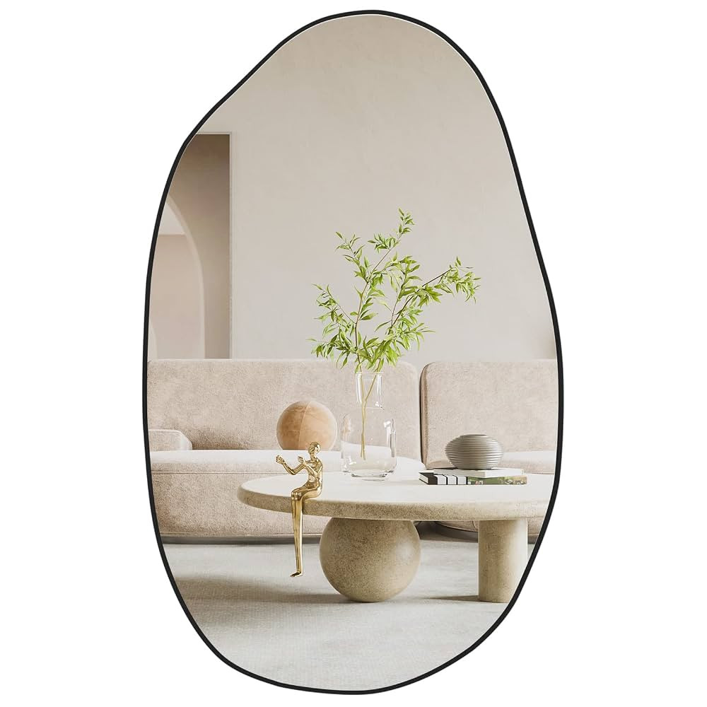 CASSILANDO Irregular Wall Mirror, Asymmetrical Wall Mounted, Unique Vanity Shaped Dressing Decora... | Amazon (CA)