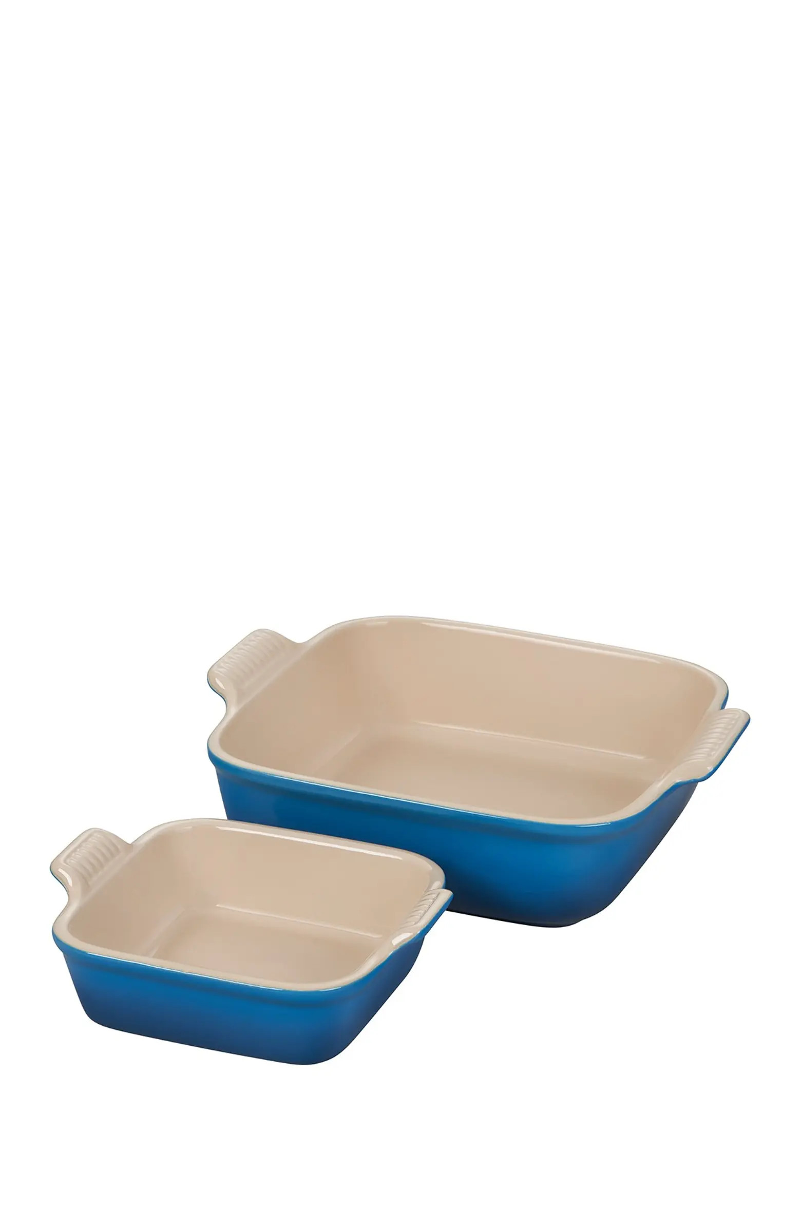 Le Creuset Set of 2 Heritage Square Baking Dishes | Nordstrom | Nordstrom