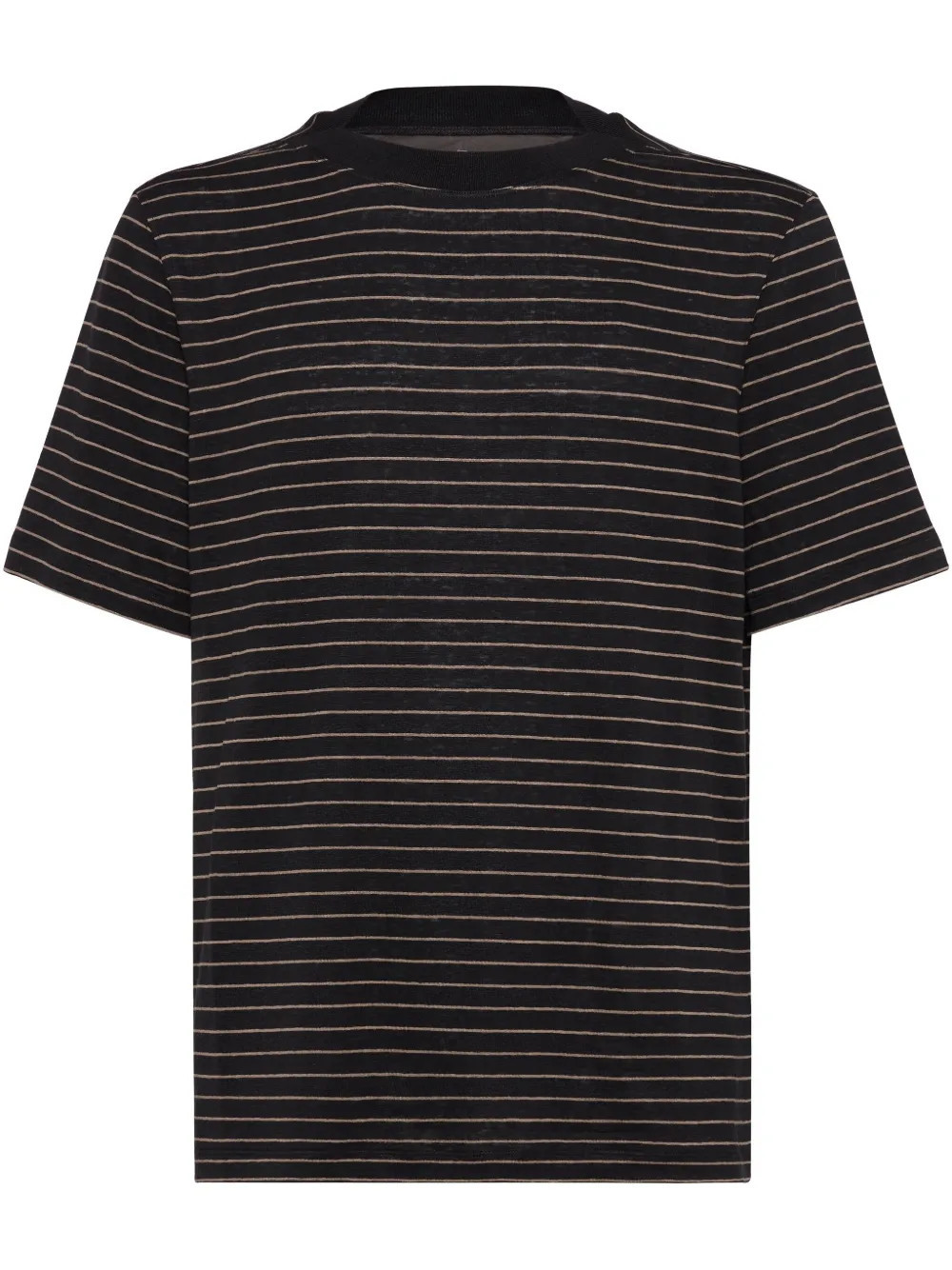 Brunello Cucinelli striped shirt - Black | Farfetch Global