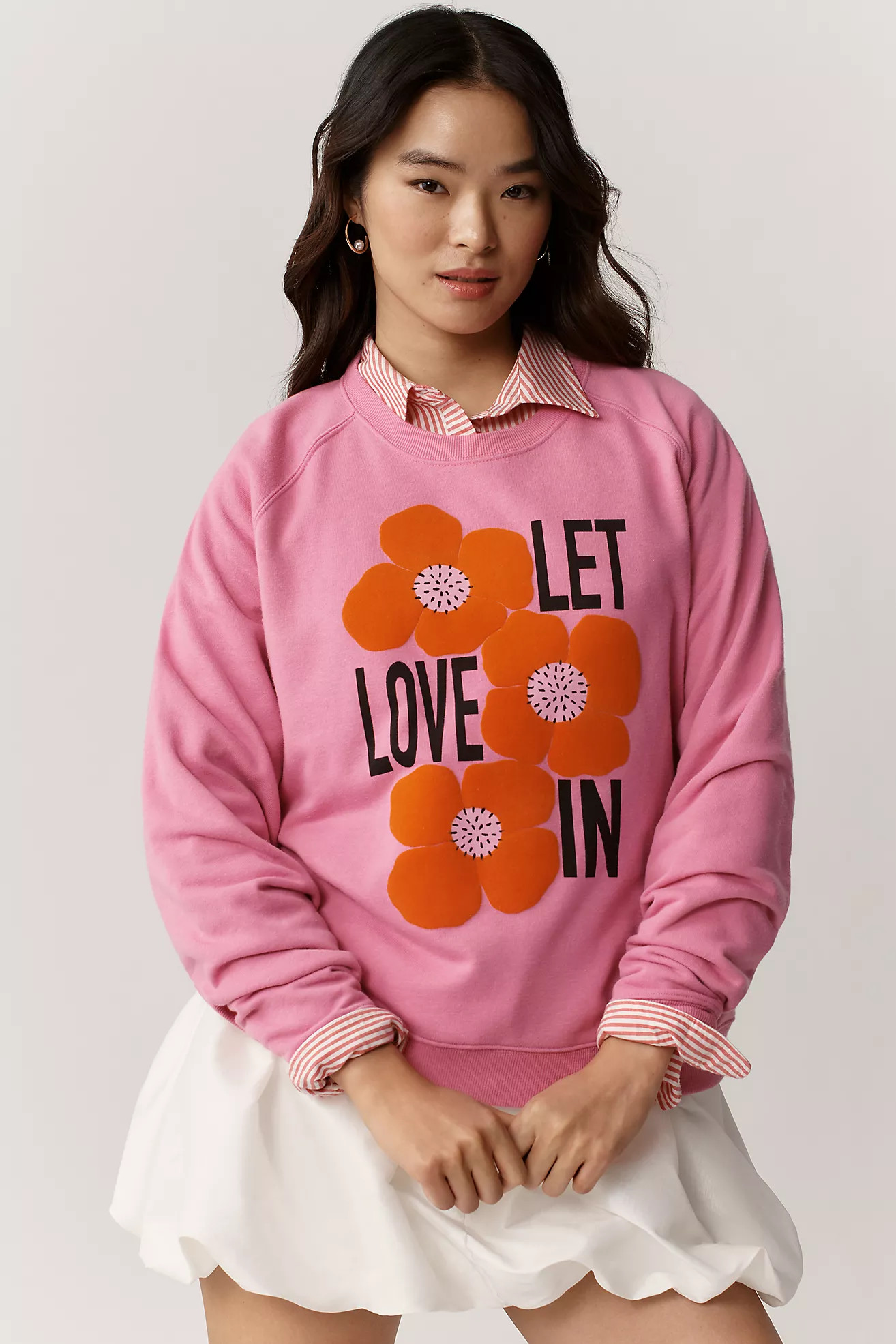 Maeve x McKenzie Parrott Graphic Sweatshirt | Anthropologie (US)