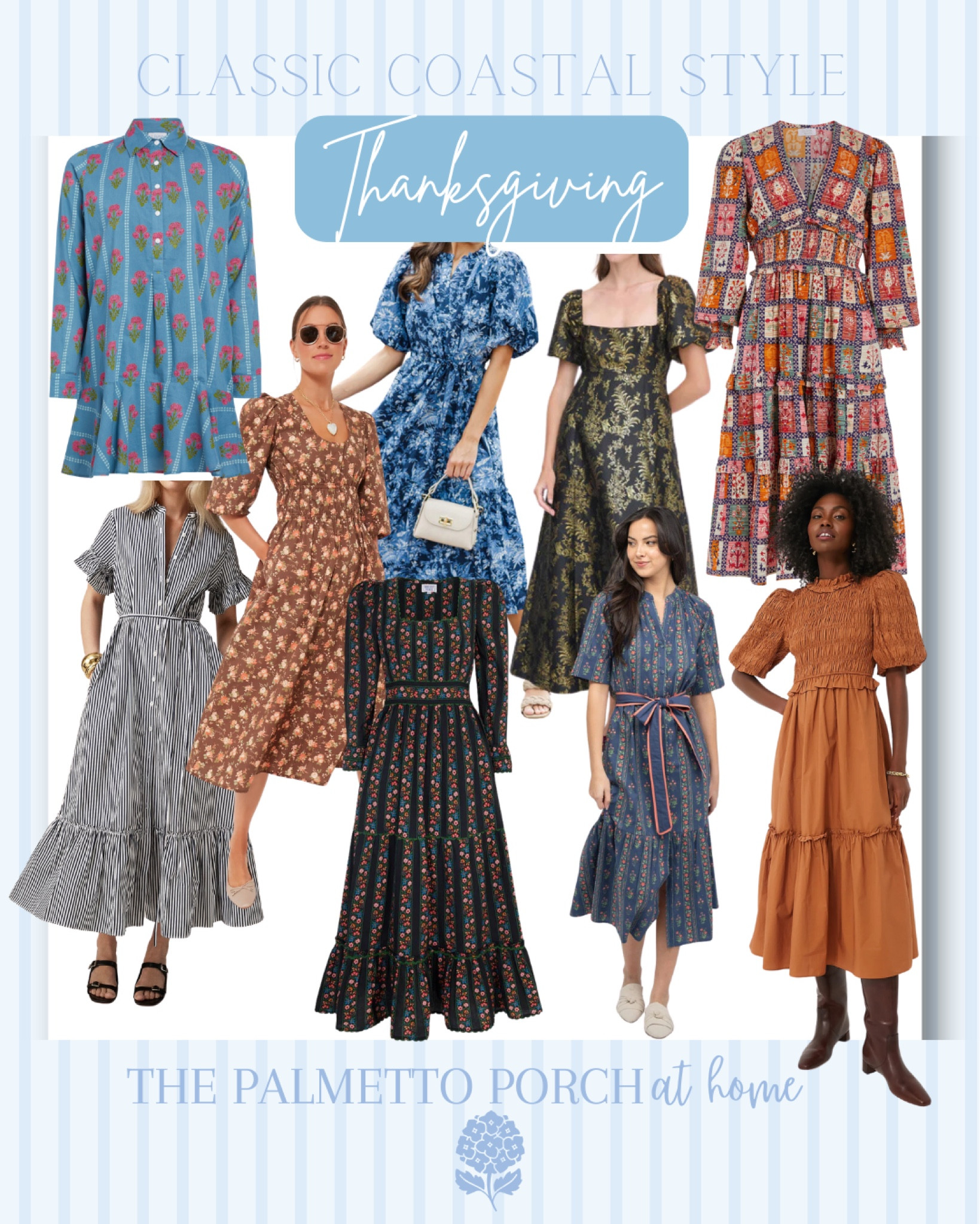 Classic prep coastal grandmother style |. Thanksgiving dresses 

#LTKHoliday #LTKStyleTip