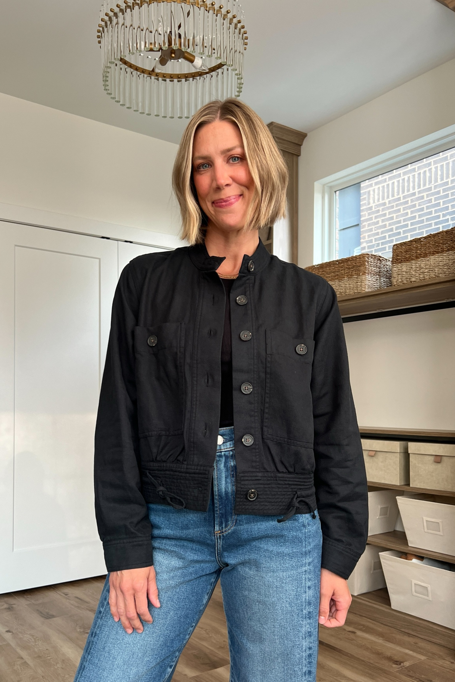 Wearing XS jacket, tank XS, 25 jeans

#LTKStyleTip #LTKFindsUnder100 #LTKOver40