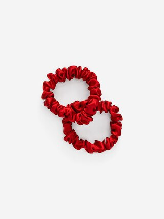 Silk Scrunchies – Red – Women – ARKET GB | Arket UK