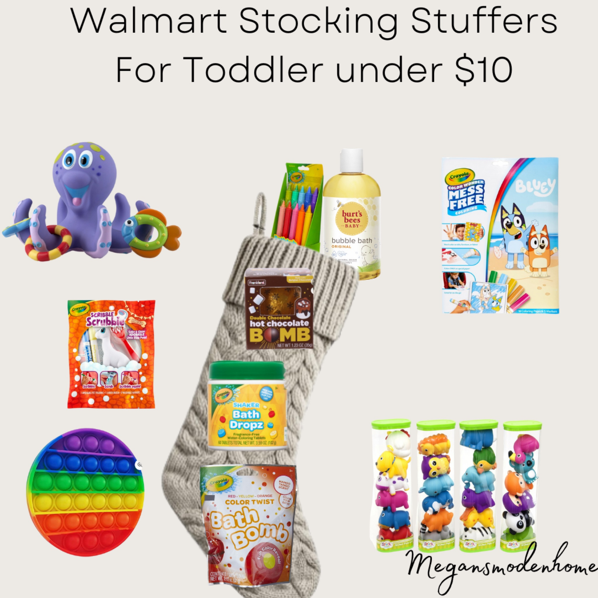 Shop Walmart Stocking Stuffers for toddlers under $10! 

#LTKSeasonal #LTKkids #LTKGiftGuide