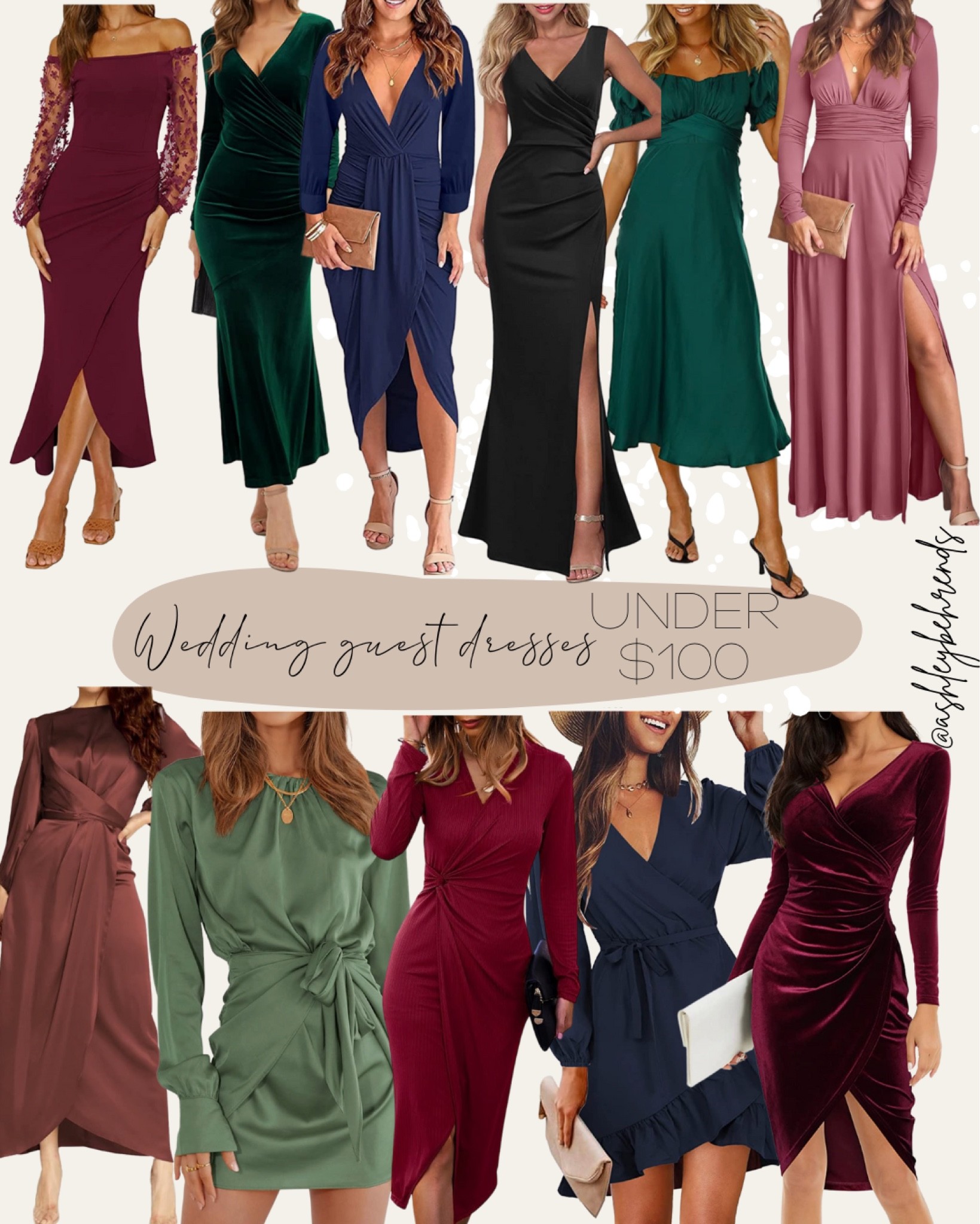 Amazon wedding guest dresses under $100! Winter wedding guest dresses ❄️ 
#fallstyle #fallfashion #weddingguestdress #maxidress #mididress #falldress #velvetdress #oneshoulder #amazonfashion #amazonfinds #affordablefashion #winterwedding #ootn #formaldress #semiformal #silkdress #winterfashion #winterdress #longsleevedress #partydress #cocktaildress #blacktieevent 

#LTKstyletip #LTKunder100 #LTKSeasonal