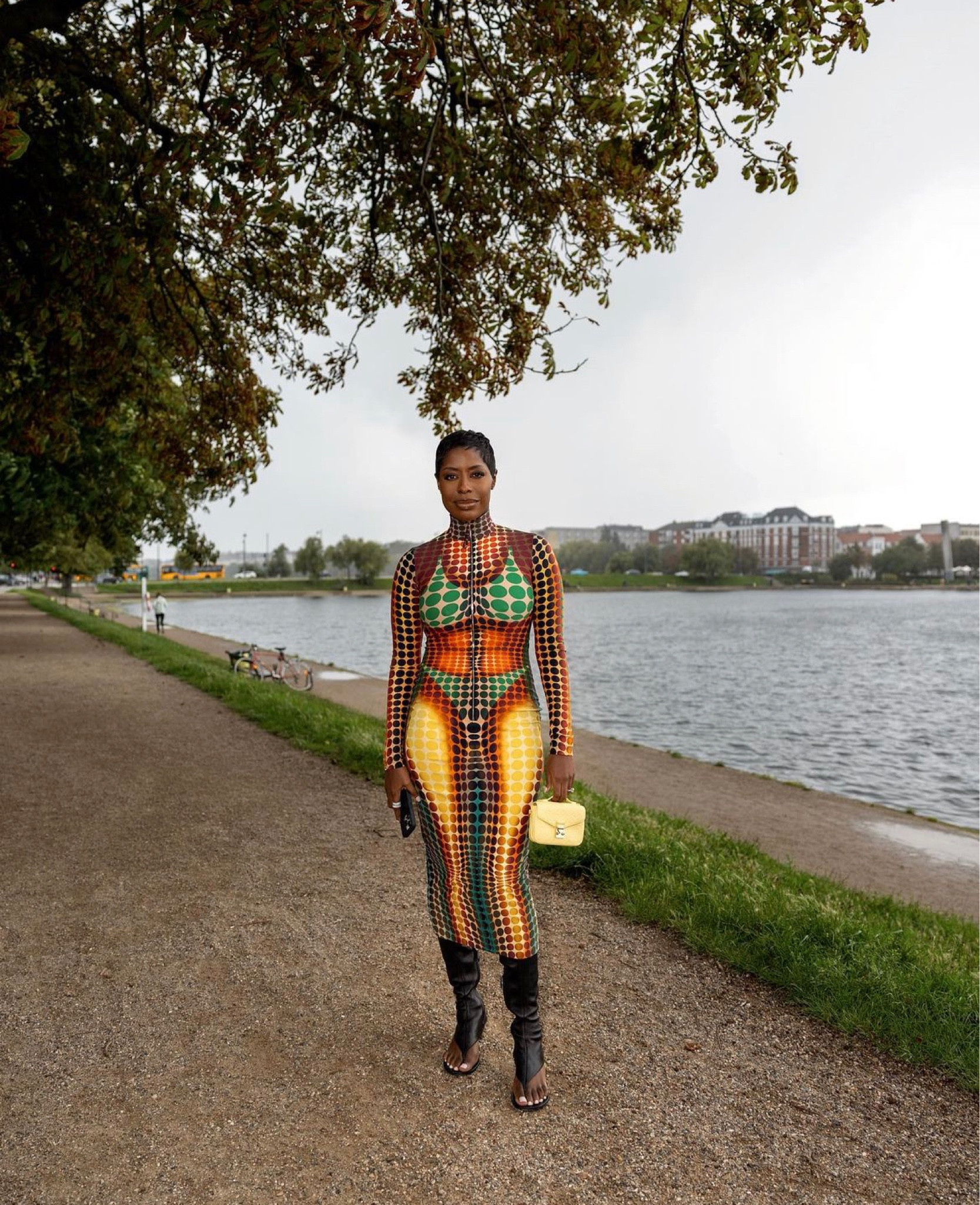 A moment for this super fun Jean Paul Gaultier Sheath Dress from his 2022 collection! 

The details are everything: printed, long sleeve with turtleneck & an exposed zip closure at the front! 

Shop the look! 

#LTKshoecrush #LTKFind #LTKstyletip