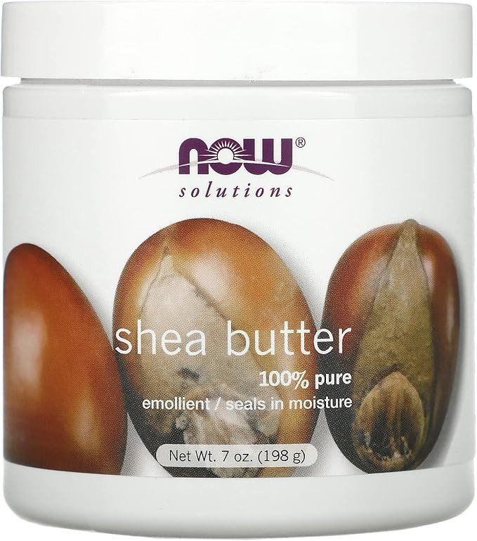 NOW Foods Solutions, Shea Butter, Skin Emollient, Seals in Moisture for Dry Rough Skin, 7-Ounce | Amazon (US)