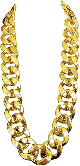 Big Chunky Plastic Hip Hop Chain Necklace,26",32",36",40" | Amazon (US)