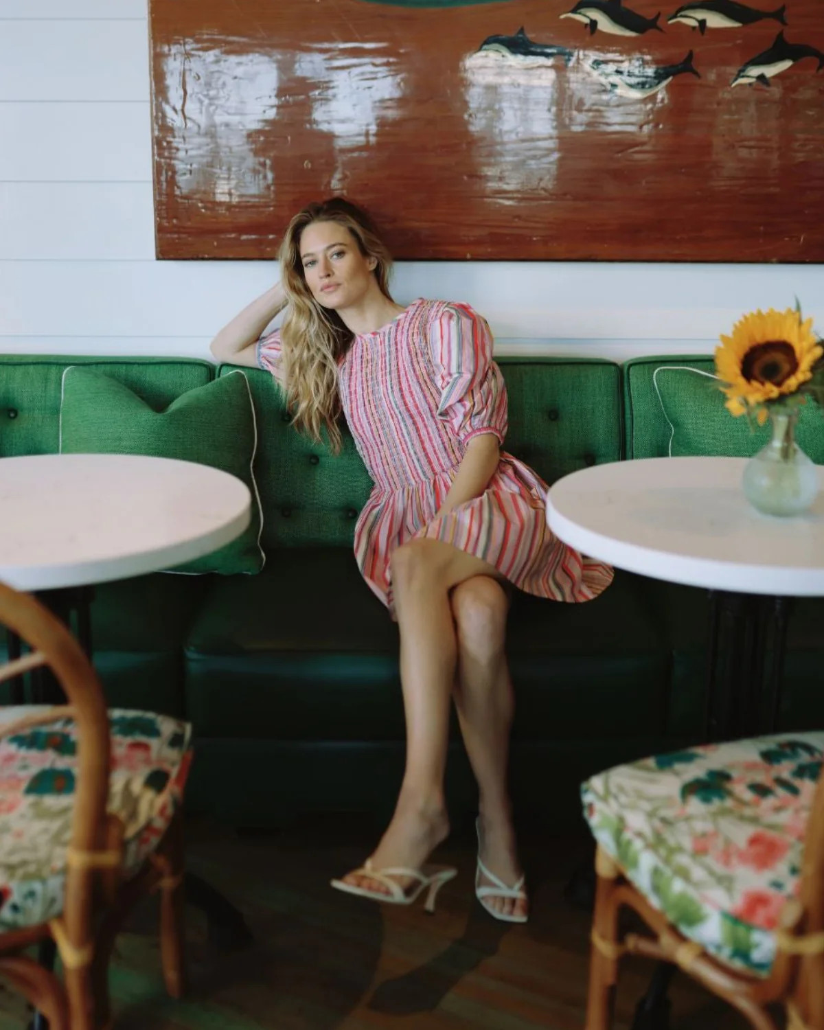 Marley Dress in Multi Stripe | Louise New York