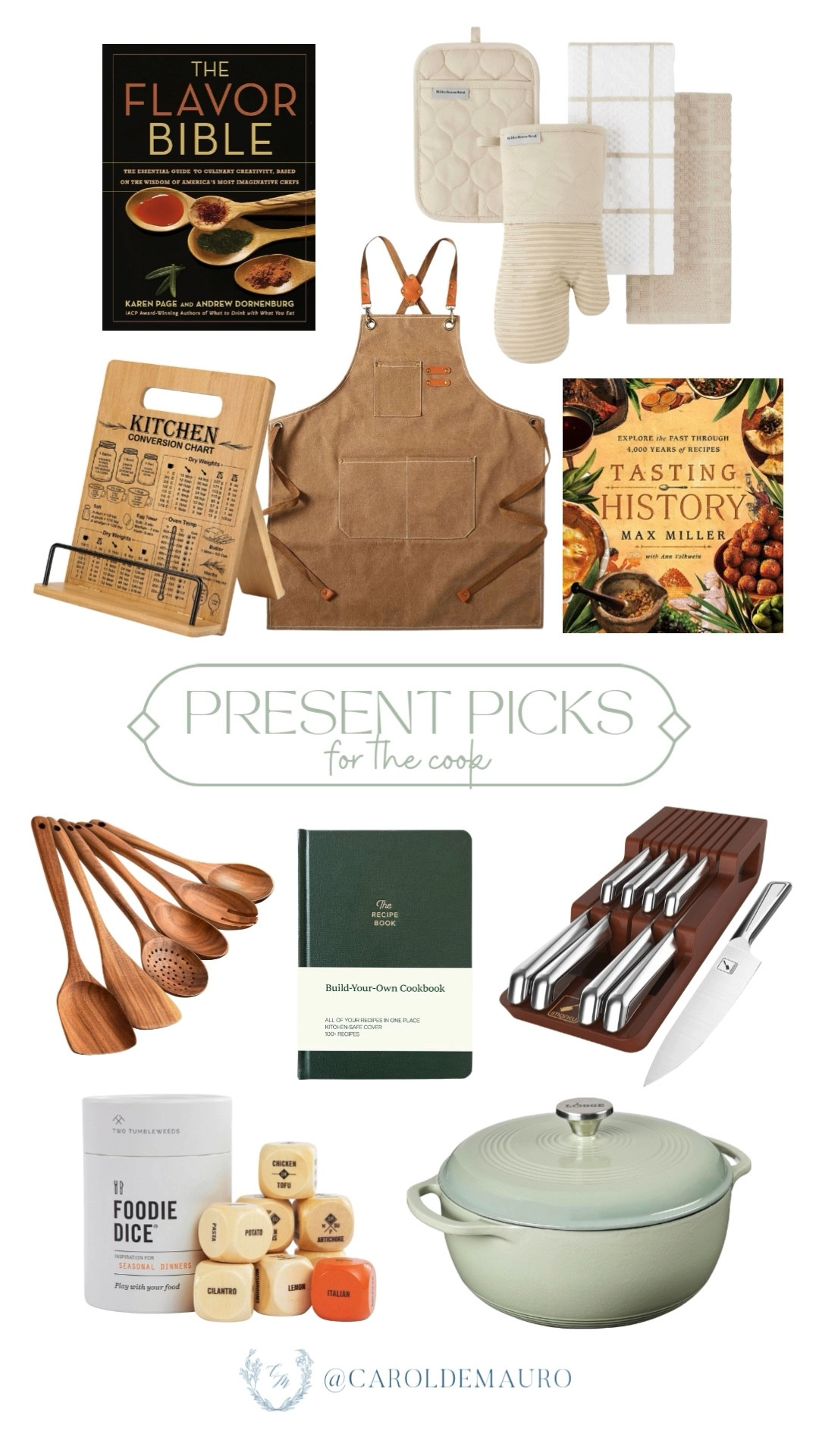 Calling all home chefs! If you know someone who basically lives in the kitchen or if that someone is you, these gifts are serious upgrades. And they're all very affordable from Amazon.

gift guide for the cook, gourmet gifts, kitchen essentials, cookware, baking finds, christmas presents, holiday gifting, recipe book

#LTKSeasonal #LTKGiftGuide #LTKHome