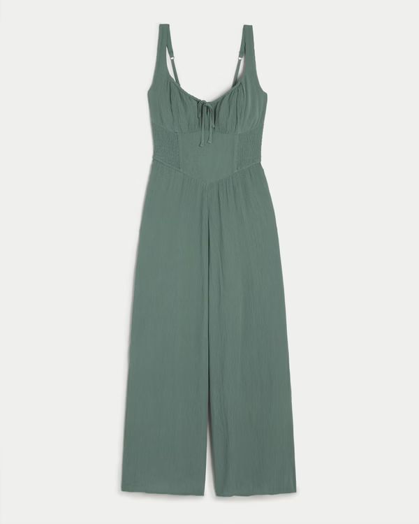 Hollister Sofia Side-Smocked Jumpsuit | Hollister (US)