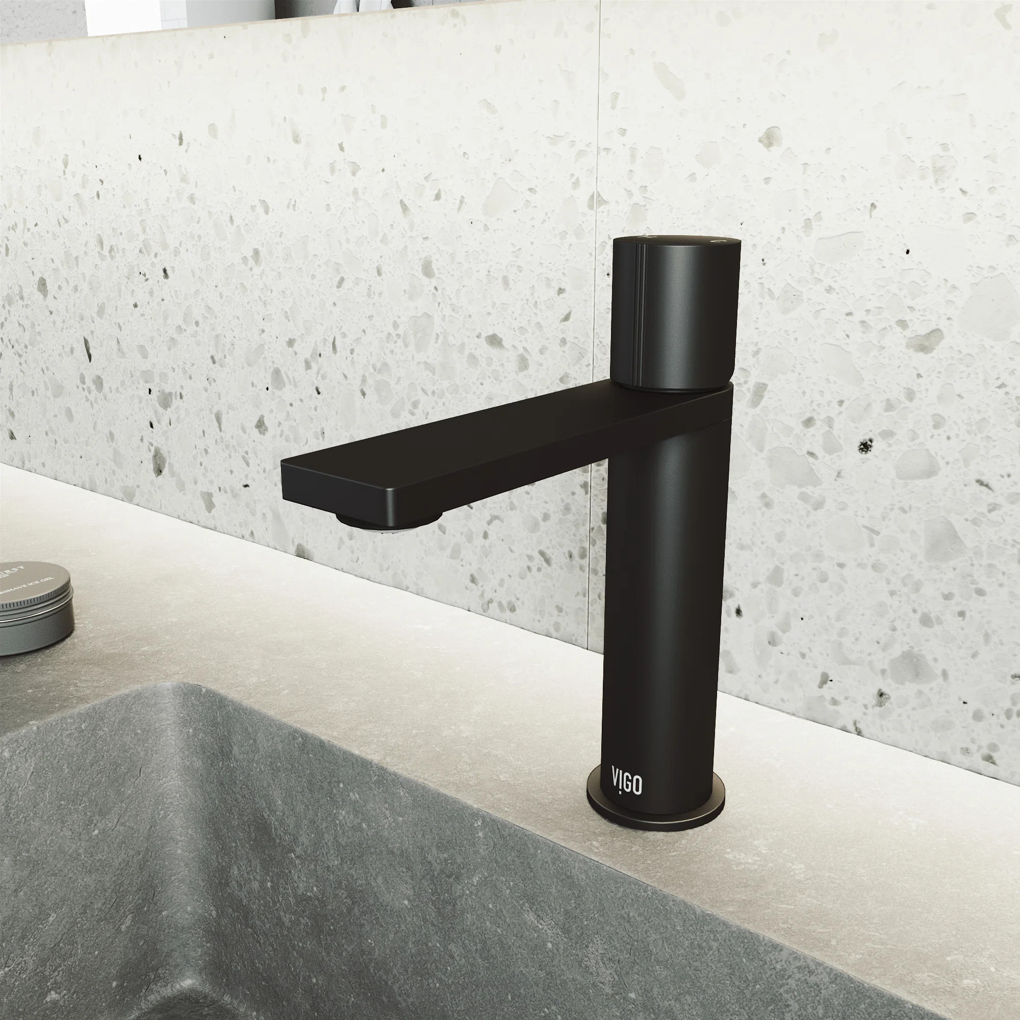Halsey 7" H Single Handle Single Hole Bathroom Faucet | AllModern