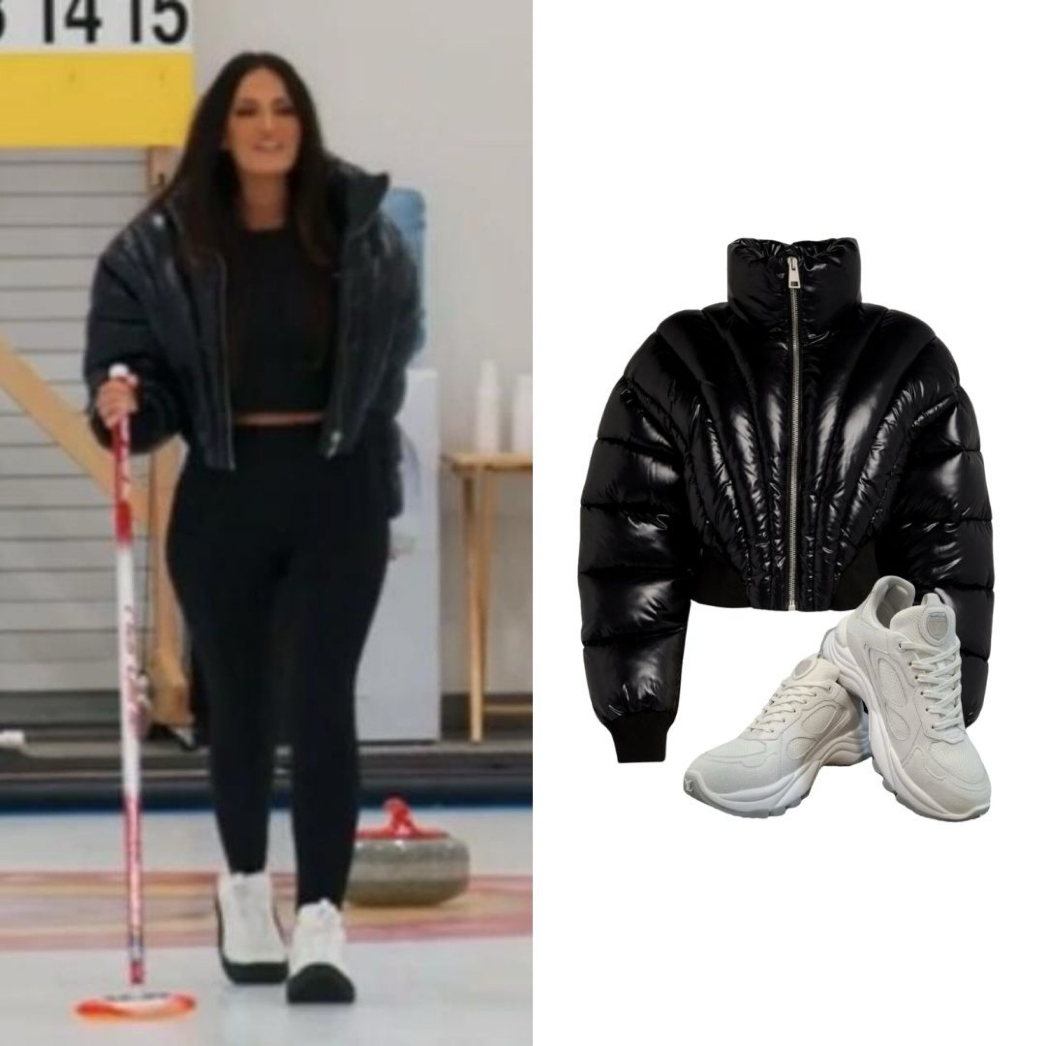 Lisa Barlow’s Black Cropped Puffer Jacket is Sold Out by Mugler. Shop Similar Looks Below 

#LTKHoliday