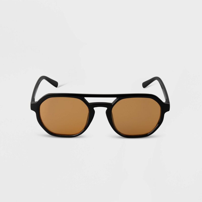Women's Plastic Aviator Sunglasses - A New Day™ | Target