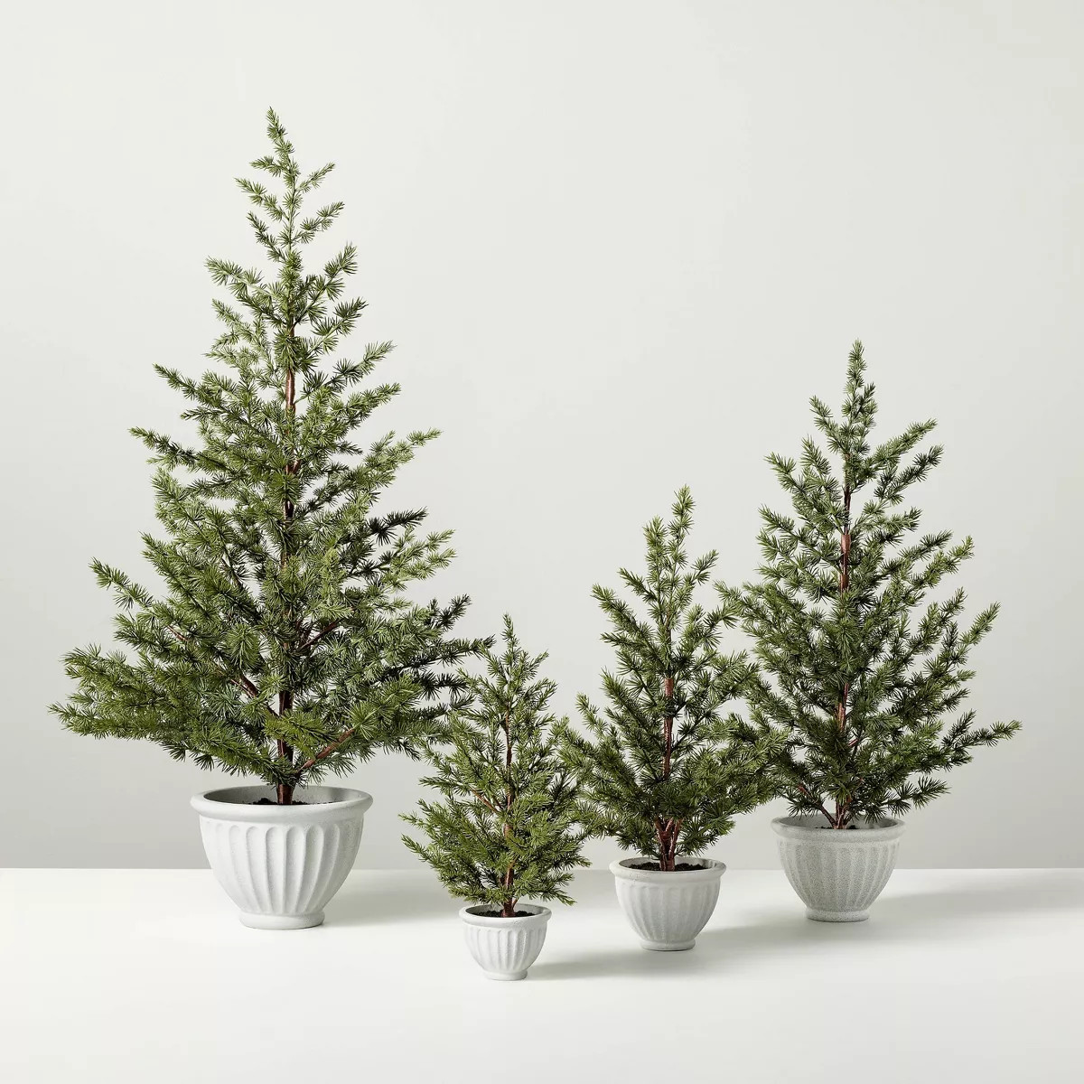 Faux Spruce Tree in Fluted Pot - Hearth & Hand™ with Magnolia | Target