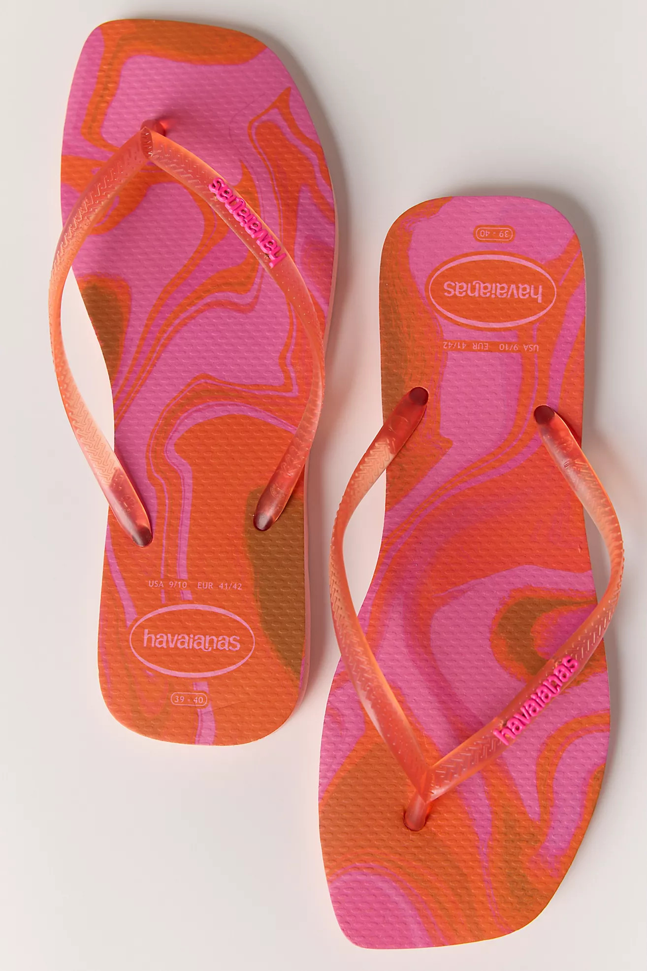 Havaianas Slim Square Jelly Blossom Flip Flops | Free People (Global - UK&FR Excluded)