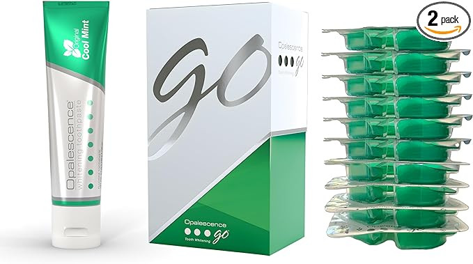 Opalescence Whitening Bundle - Opalescence Go 15% Hydrogen Peroxide Prefilled Whitening Trays and... | Amazon (US)