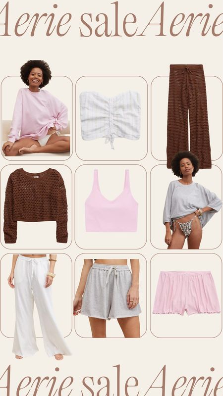 Almost everything on sale from aerie today!! They just added a tone of cute new arrivals🤎✨🩷🌸☁️ #aerie #sale #summer 

#LTKsalealert #LTKstyletip #LTKmidsize