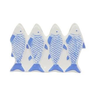 8" Nautical Blue Fish Ceramic Vase by Ashland® | Michaels Stores