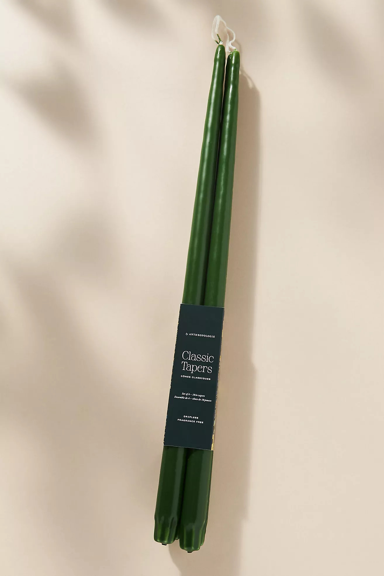 18" Classic Taper Candles, Set of 4 | Anthropologie (US)