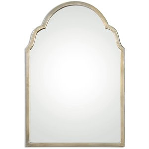 Uttermost Brayden Petite Silver Arch Mirror | Cymax