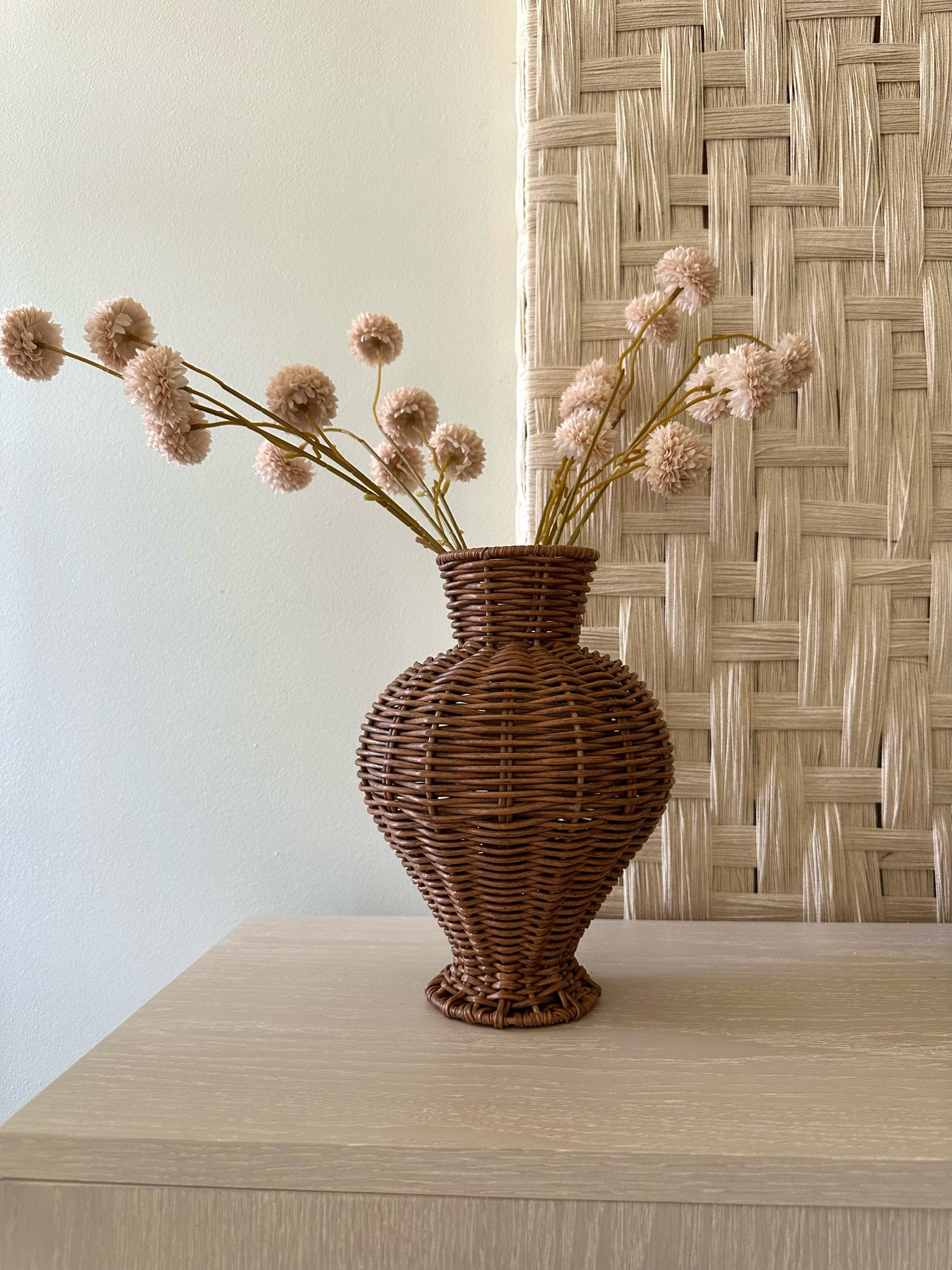 New vase from Walmart!!! This BEAUTIFUL rattan designer inspired vase
Stems fall stems vase decor table decor Walmart decor 

#LTKStyleTip #LTKHome #LTKFindsUnder50