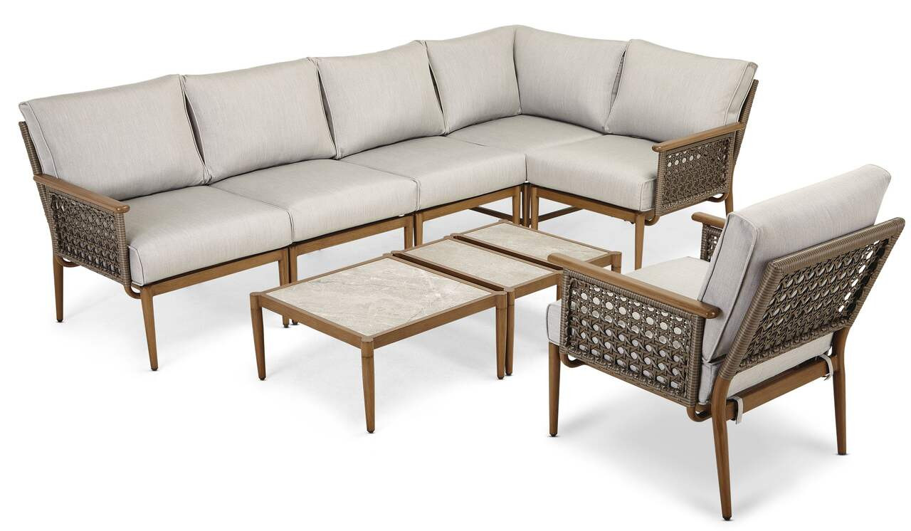 CANVAS Baffin All-Weather Wicker Outdoor/Patio Conversation Set w/Custom Fit Cover#088-2273-0 | Canadian Tire