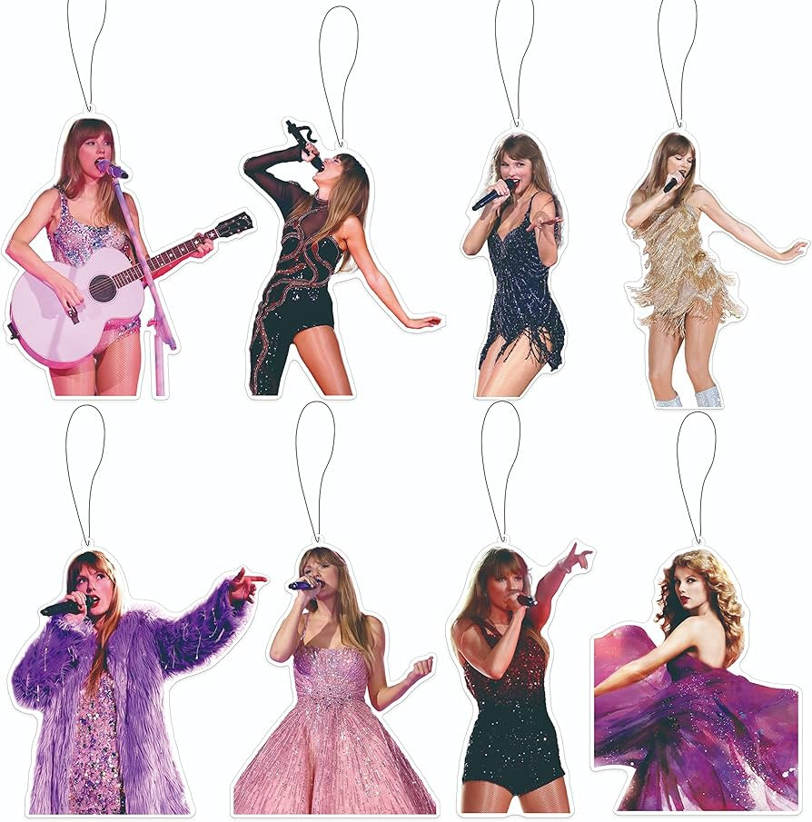 8 PCS Singer Taylor2024 Car Air Freshener, Air Fresheners for Home Car, Long Lasting Hanging Car ... | Amazon (US)