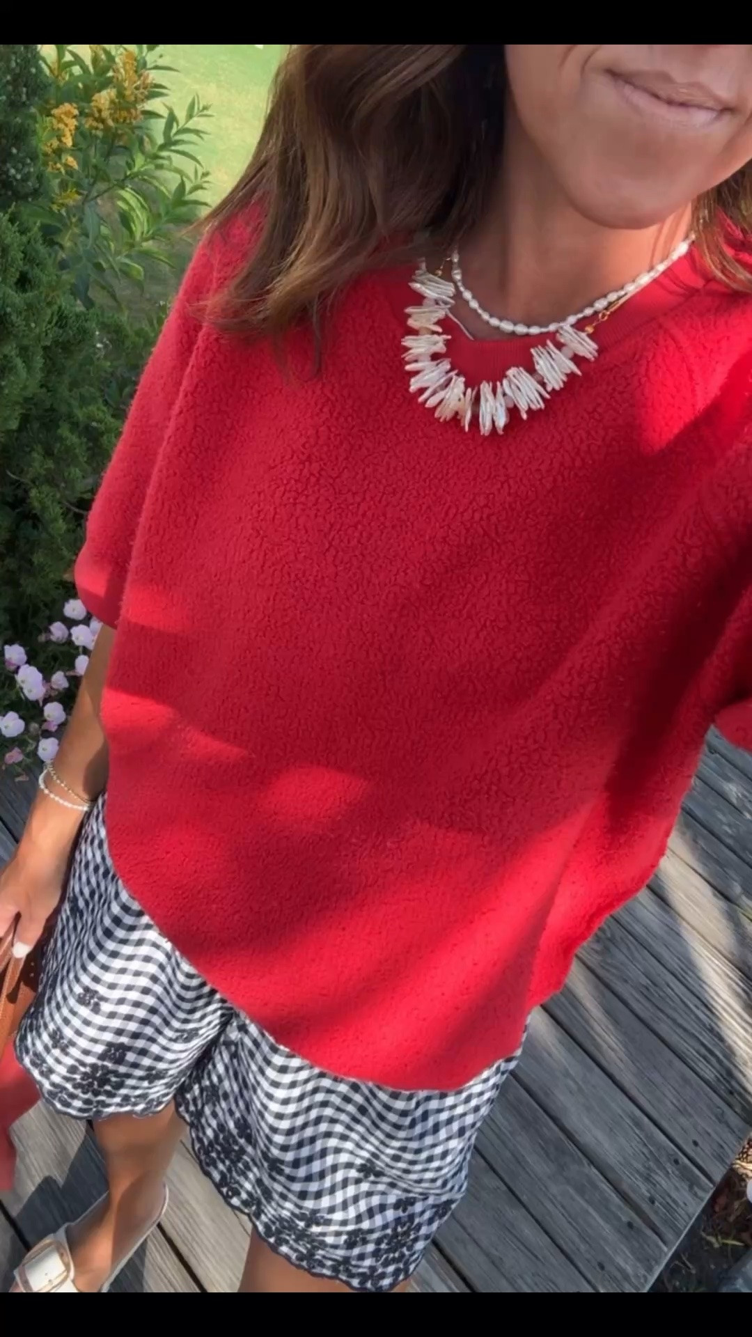MDW outfit. Americana style. Outfit of the day. 
Sweatshirt M. Tee S. Shorts S.

#LTKootd #LTKSeasonal #LTKOver40