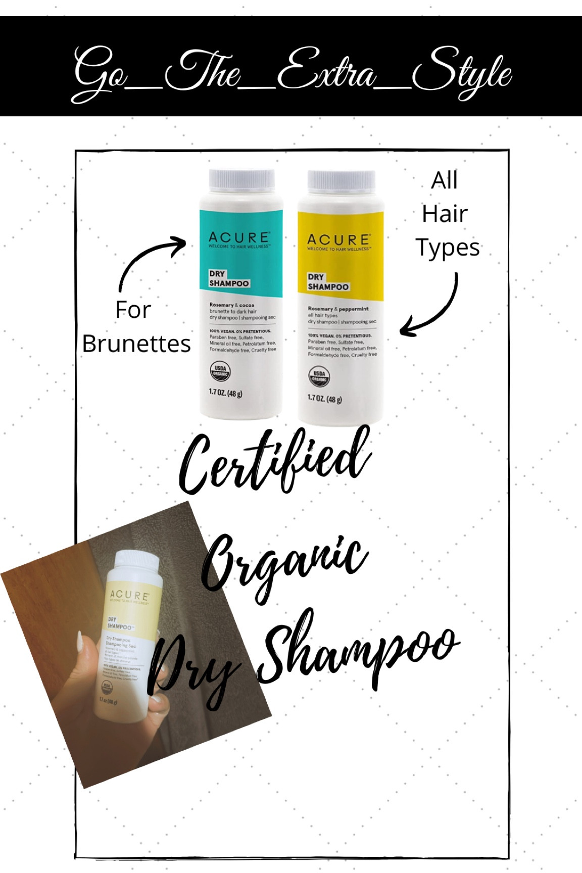Vegan 
Vegan hair products 
Cruelty free hair products 
Organic hair products 
Organic dry shampoo 
Amazon dry shampoo 


#LTKbeauty #LTKunder50 #LTKsalealert