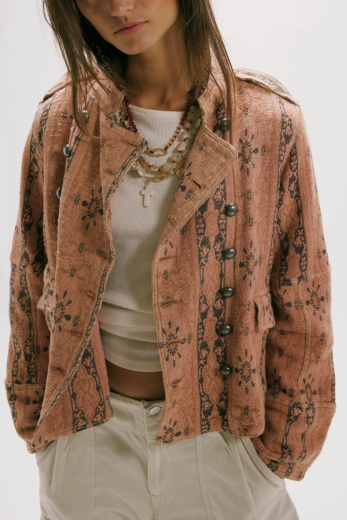 Lotty Jacquard Jacket | Free People (UK)