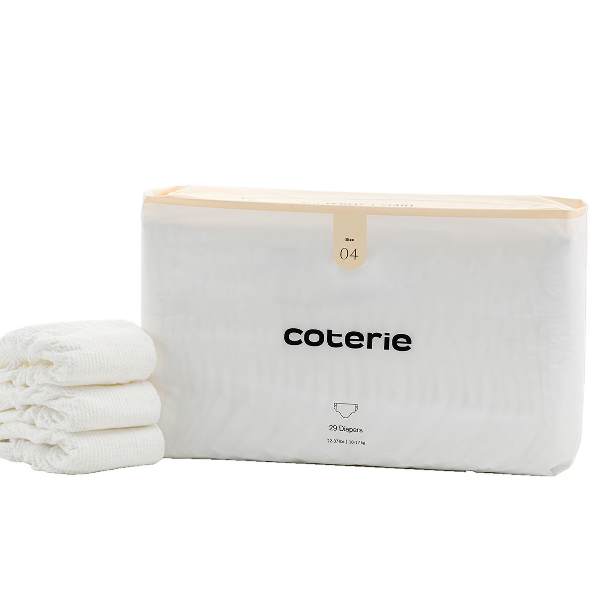 Coterie 1 Month Supply of Diapers (Size: nb) | The Tot
