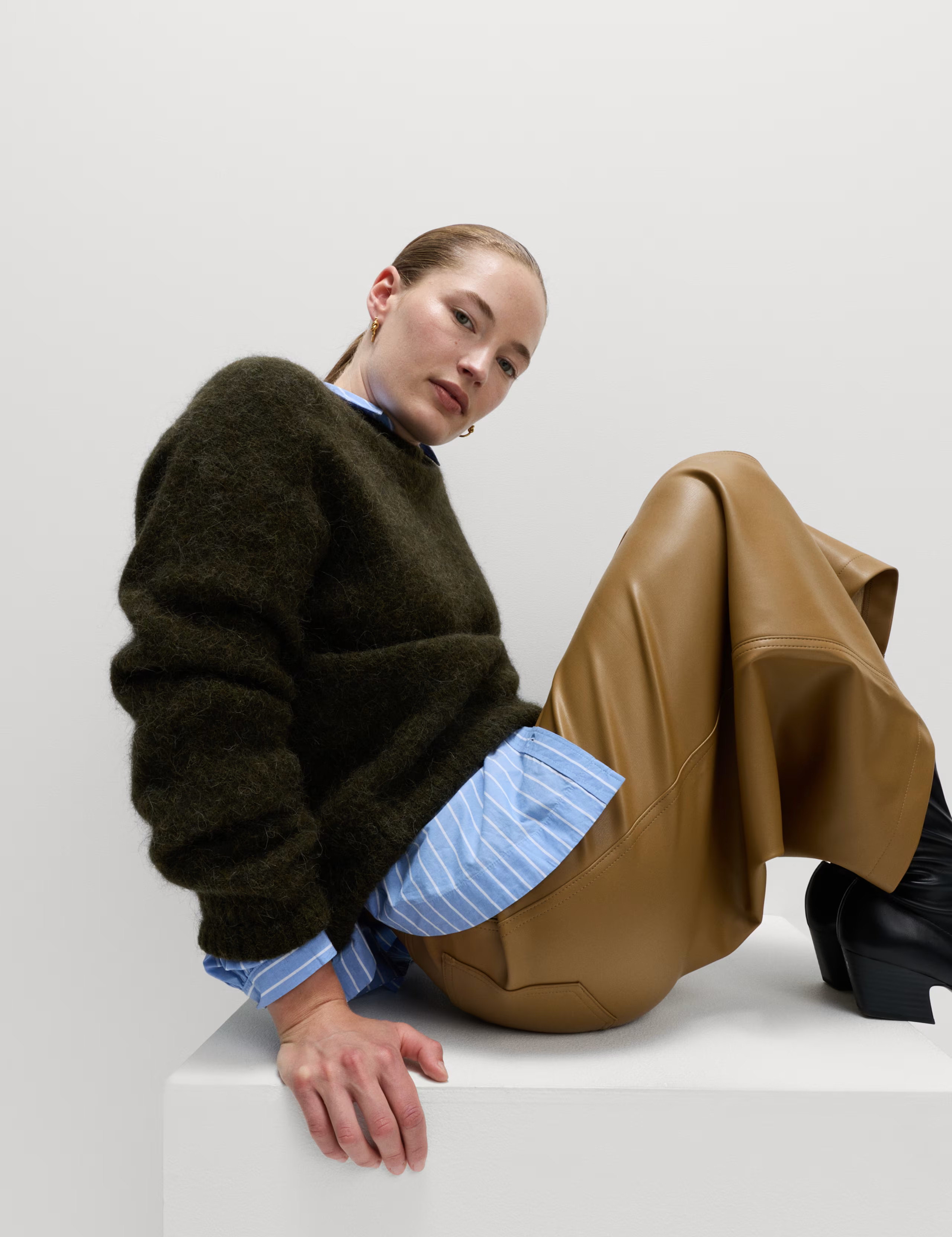 Alpaca Blend Textured Relaxed Jumper | Marks & Spencer (UK)