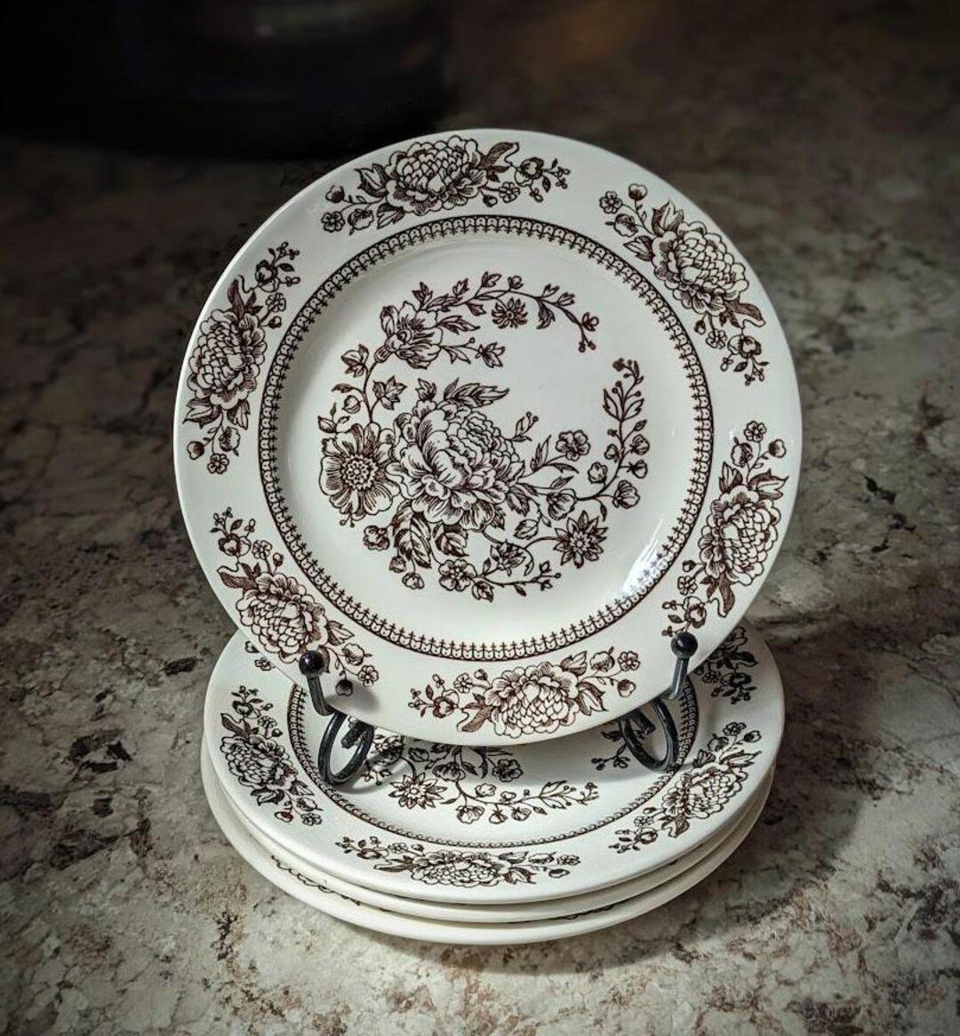 Royal China by Jeannette SUSSEX Cavelier 6.5 Inch Bread Dessert Plates Set of 4 - Etsy | Etsy (US)