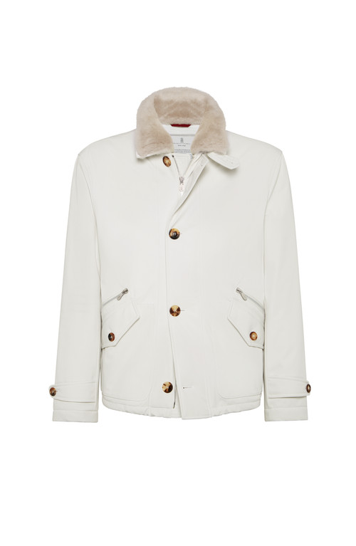 Brunello Cucinelli Bomber jacket with padding in Panama at Nordstrom, Size 46 It | Nordstrom