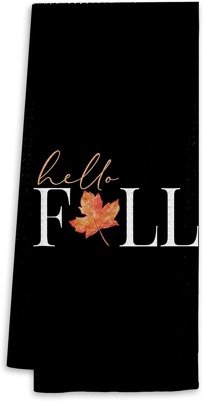 Minimalist Fall Maple Leaf Bath Towel,Housewarming Gifts Decorative Towel,Autumn Lovers Gifts,Aut... | Amazon (US)