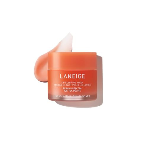 LANEIGE Lip Sleeping Mask, Peach Iced Tea: Nourishing Overnight Lip Treatment with Vitamin C, Shea & Murumuru Butter for Hydrating Dry, Flaky Lips | Amazon (US)