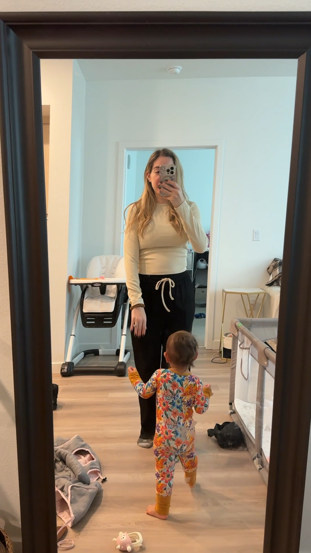 This outfit can be dressed up or down, mixed & matched. Available in multiple colors.  Currently on sale ($10 cheaper than usual + and extra 10% off)

In case you’re wondering, her pjs are Temu. 🌻

#LTKSaleAlert #LTKCyberWeek #LTKFamily