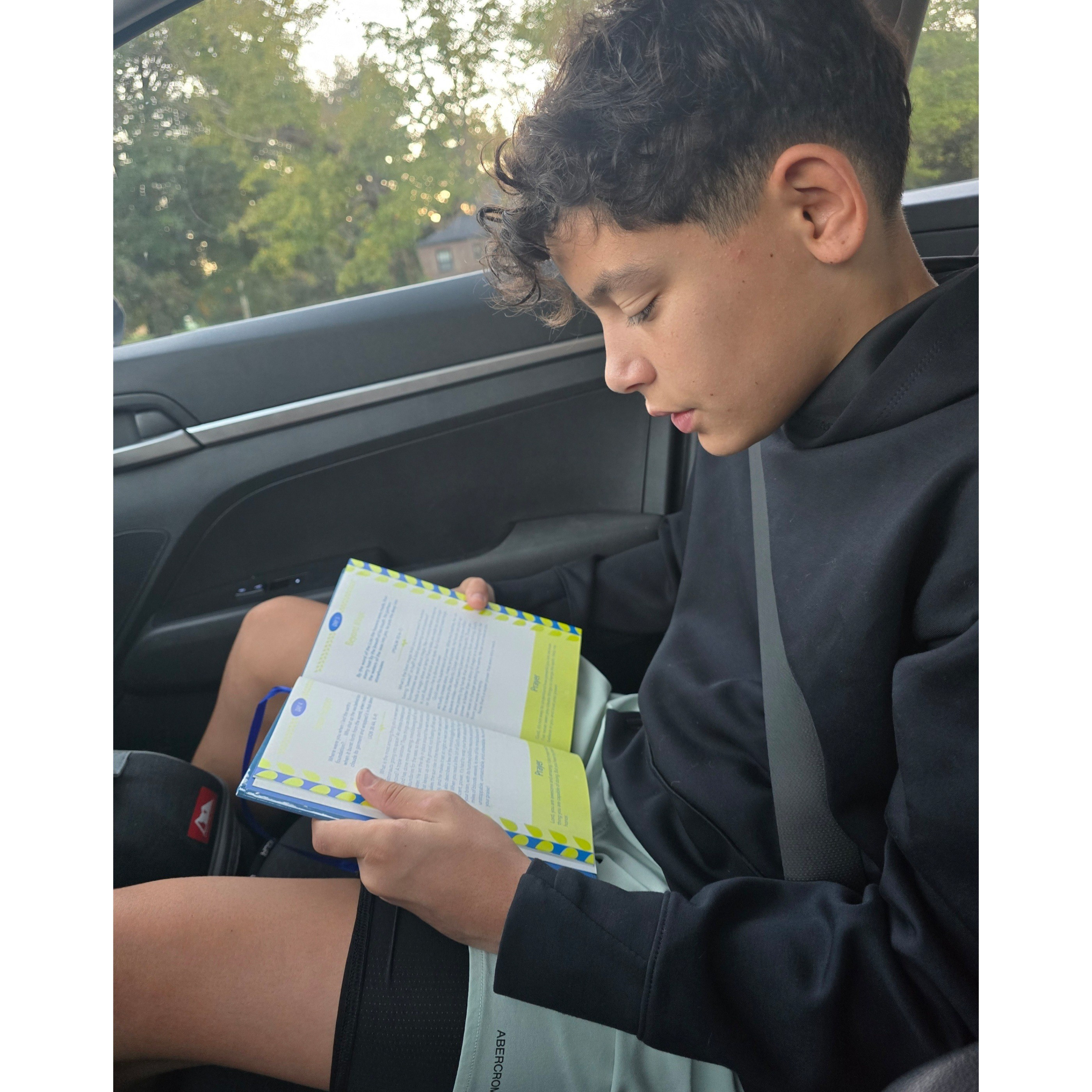 Using our morning drive for devotions is one of my favorite traditions we have been doing for years. Each year, Santa brings a new devotional, and we spend the school year reading together and talking through the deeper things in life. These moments have become such a meaningful start to our days, and I hope he treasures them as much as I do.I’ve linked a few devotion options below if you’re interested in starting this tradition as well

#LTKGiftGuide #LTKdayinmylife #LTKKids