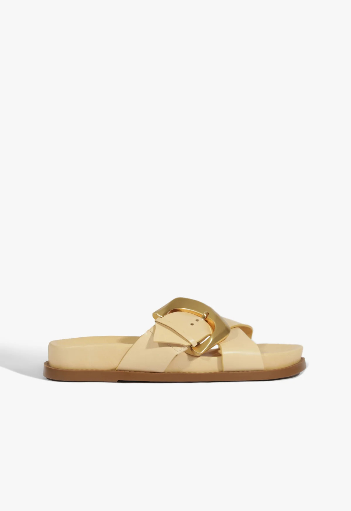 Lois Sporty Flatform Sandal | Beige | Leather | Schutz (US)