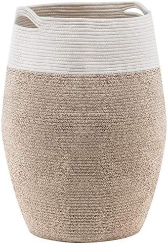 Cotton Rope Laundry Hamper by YOUDENOVA, 105L - Woven Collapsible Laundry Basket - Clothes Storag... | Amazon (US)