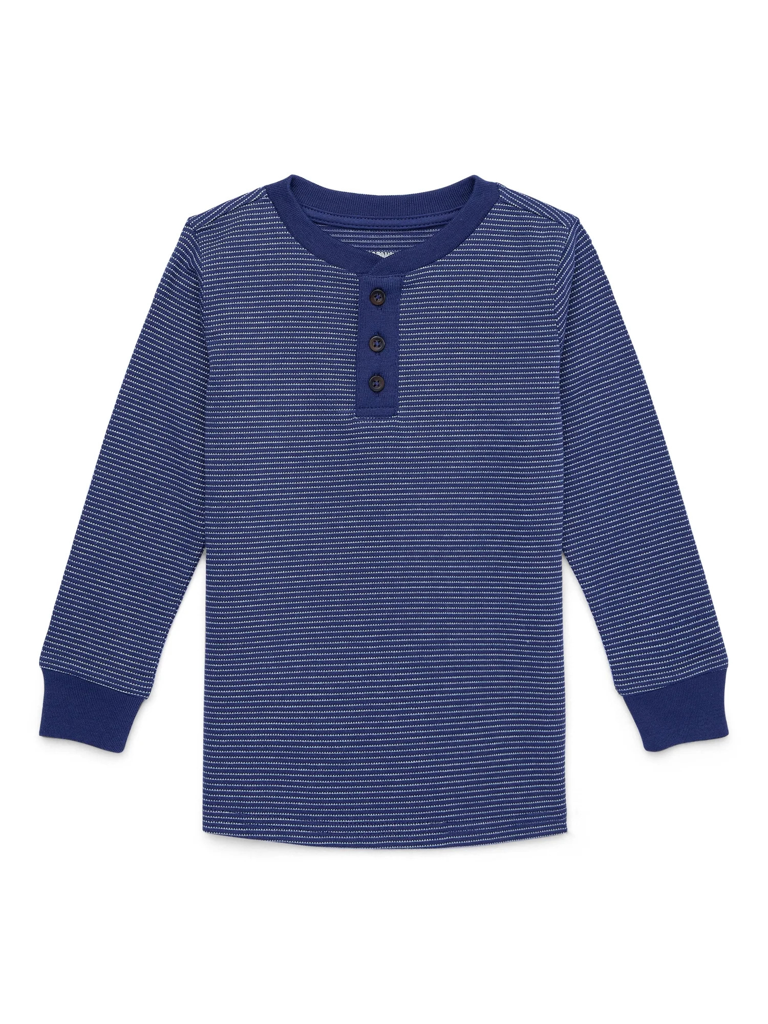 Garanimals Toddler Boys Long Sleeve Henley Tee, Sizes 18M-5T | Walmart (US)
