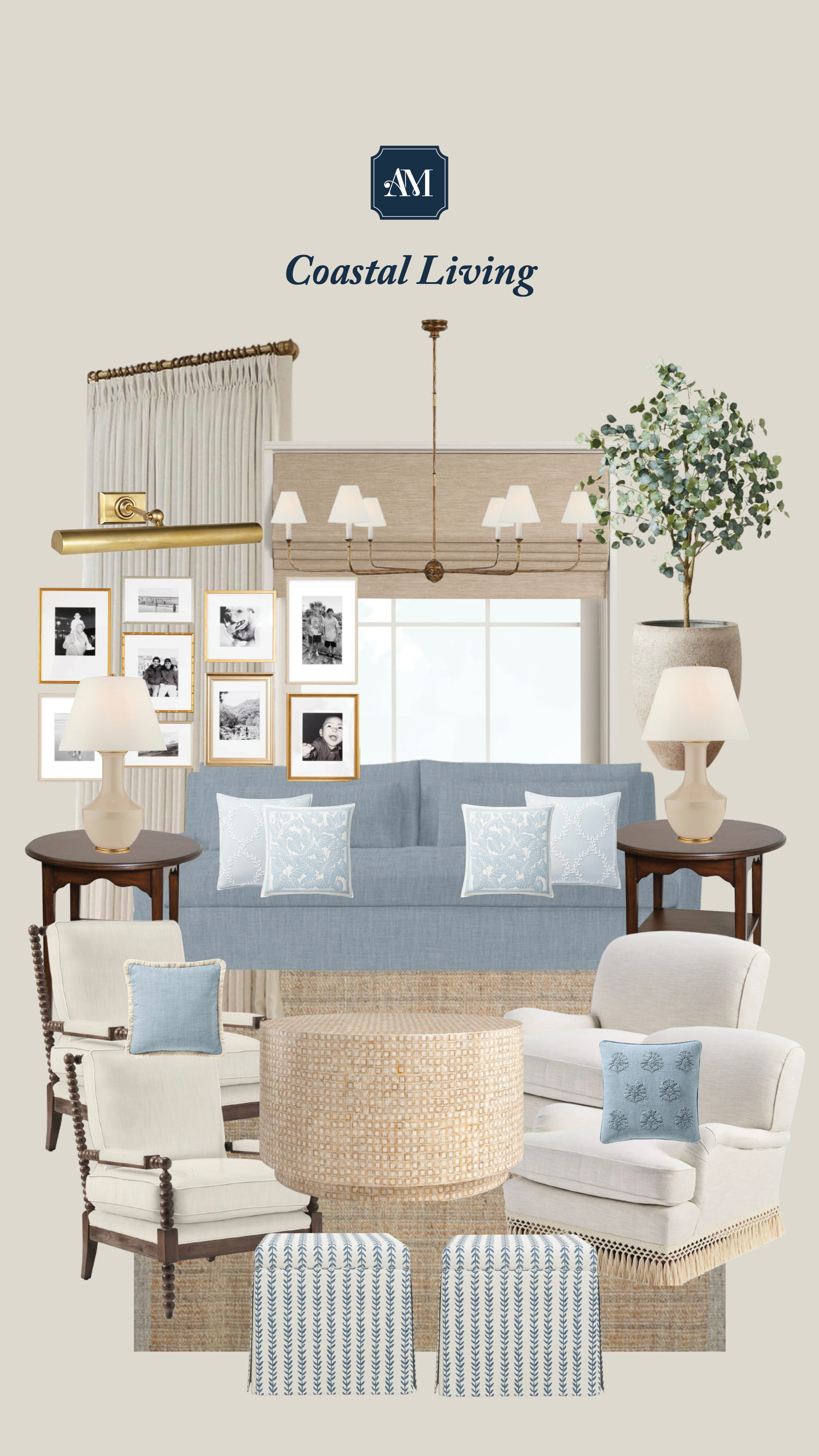 Coastal living room 

 #LTKHome
